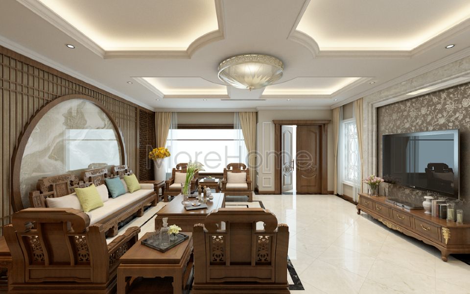 Thiết kế nội thất biệt thự Riverside Nguyễn Duy Trinh